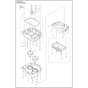 Husqvarna DE 120 H PACE - 970519602 - Housing 01