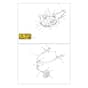 DEB 5158 - Oleo-Mac Bush Hog Mower Cover Diagram