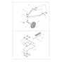 DEB 517 - Oleo-Mac Bush Hog Mower Front wheel Diagram