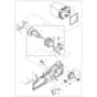 Makita DES400 - Chain Saw - Power Tool 02 Diagram