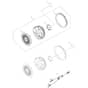 Makita DFJ410 - Cordless Fan Jacket - Power Tool Diagram