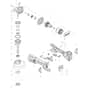 Makita DGA458 - 115mm Cordless Angle Grinder - Power Tool Diagram