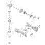 Makita DGA517 - 125mm Cordless Angle Grinder - Power Tool Diagram