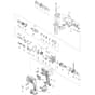 Makita DHR165 - Cordless Rotary Hammer 16mm - Power Tool Diagram