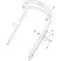 DINO 47 B - 2009-2013 - 292470124/ST9 - Stiga Rotary Mower Handle Upper Part Diagram