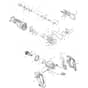 Makita DJR186 - Cordless Recipro Saw - Power Tool Diagram