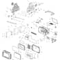 Makita DML809 - Cordless Worklight - Power Tool Diagram