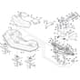 DOD RM155H - 2011-2018 - 13-7825-24 - Stiga Front Mower Cutting Deck Diagram