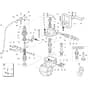 DR 80 KR 11 -  - Efco Flail Mower Speed gears of the change-with brake from sn B133181825 Diagram