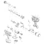 Makita DRV150 - Cordless Rivet Gun - Power Tool Diagram