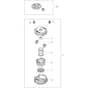 DSH 2500 T -  - Efco Brushcutter Head Tap&Go D.110 Diagram
