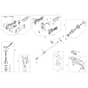 DSH 250 S -  - Efco Brushcutter Transmission Diagram