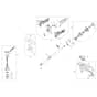 DSH 3100 S -  - Efco Brushcutter Transmission Diagram