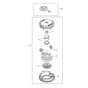 DSH 5000 BP -  - Efco Brushcutter Head Diagram