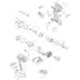 Makita DTDA040 - Cordless Impact Driver - Power Tool Diagram