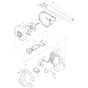 Makita DUB183 - Cordless Blower - Power Tool Diagram