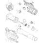 Makita DUB184 - Cordless Blower - Power Tool Diagram