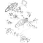 Makita DUC303 - Cordless Chain Saw - Power Tool Diagram