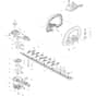 Makita DUH502 - 500mm Cordless Hedge Trimmer - Power Tool 02 Diagram
