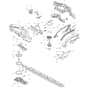 Makita DUH506 - 500mm Cordless Hedge Trimmer - Power Tool 01 Diagram