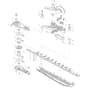 Makita DUH604S - 600mm Cordless Hedge Trimmer - Power Tool 02 Diagram