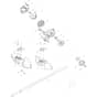 Makita DUR368A - Cordless Grass Trimmer - Power Tool 02 Diagram