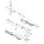 Makita DWR180 - Cordless Ratchet Wrench - Power Tool Diagram