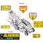 Countax E36 W216K - From 01-05-2017 - 29 Decals Safety (R116L E36)