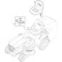 e-Ride C500 - 2021 - 2T2205481/ST1 - Stiga Ride On Mower Seat Diagram