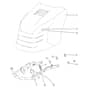 ED 92/16 KH (K1600AVD) - 2024 - Efco Ride On Mower Hood 02 Diagram