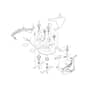 EF 102R/19 K V - 2025 - Efco Ride On Mower Mowing Deck Diagram