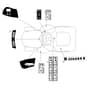 EF 103/16 K - 2022 - Efco Ride On Mower Labels 01 Diagram
