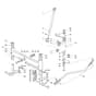 EF 103/16 K - 2022 - Efco Ride On Mower Steering arm Diagram