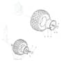 EF 103/16 K - 2022 - Efco Ride On Mower Wheel Diagram