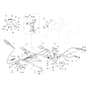 EF 103/ 21 - 2019 - Efco Ride On Mower Brake and Gearbox Controls Diagram