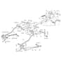 EF 103/22 V - 2020 - Efco Ride On Mower Cutting Plate Lifting Diagram