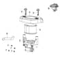 EF 106/24 KH (K2400AVD V-twin) - 2015 - Efco Ride On Mower Air filter (from 05/17) Diagram