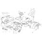 EF 108L/16 K - 2023 - Efco Ride On Mower Body Diagram