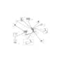 EF 108L/18.5 H - 2017 - Efco Ride On Mower Tank, muffler and guards Diagram