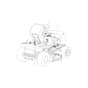 EF 109L/16 K - 2024 - Efco Ride On Mower Labels Diagram
