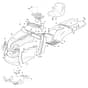 EF 123/22 V - 2019 - Efco Ride On Mower Frame Diagram