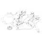 EF 86R/12.5 K M - 2025 - Efco Ride On Mower Electrical Parts Diagram