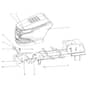 EF 92/16H - 2015 - Efco Ride On Mower Hood 02 Diagram