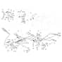EF 93/16 K - 2022 - Efco Ride On Mower Brake and Gearbox Controls Diagram