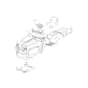 EF 94/16 K - 2023 - Efco Ride On Mower Body Diagram