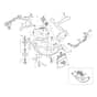 EF 99L/12.5 K M - 2024 - Efco Ride On Mower Mowing Deck Diagram