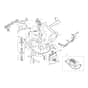 EF 99L/12.5 K M - 2025 - Efco Ride On Mower Mowing Deck Diagram