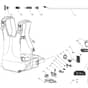 EGO BSP3500E - Backpack Sprayer (Feb 2025) Main Assy Diagram