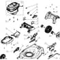 EGO LM2020E-SP - Lawnmower (Version B) Main Assy Diagram