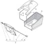 EL 4800 PD BW - 2018-2019 - 299487073/M18 - Mountfield Rotary Mower Grass Bag Diagram